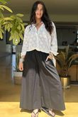 Made in Italy Poplin Cotton Culotte Black